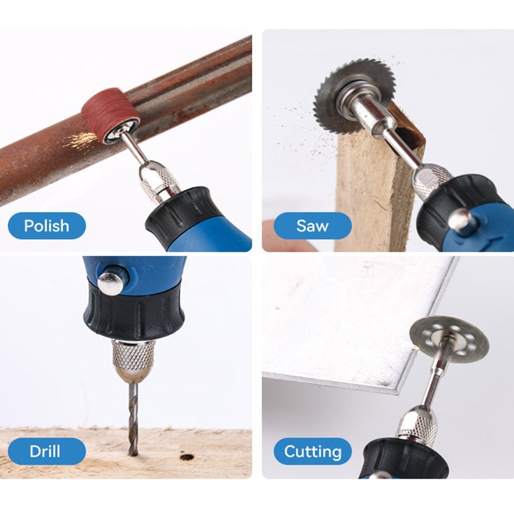 جهاز نحت وصنفرة 170 قطعة - الصورة 4