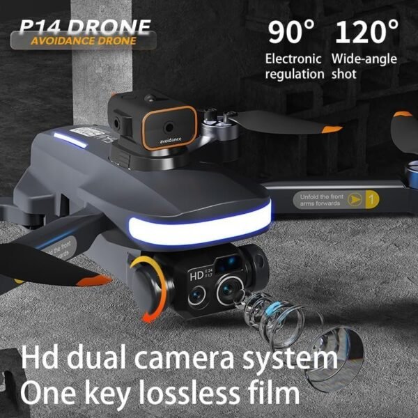 ⁦• درون بثلاث كاميرات P14 Pro و GPS⁩ - الصورة ⁦2⁩