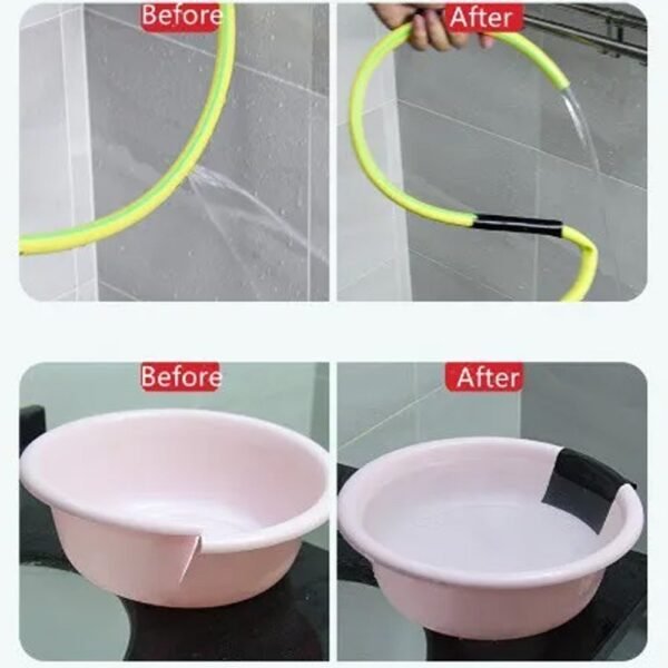 ⁦عرض ثلاث حبات شريط لاصق مطاطي مقاوم للماء من فليكس تيب⁩ - الصورة ⁦4⁩