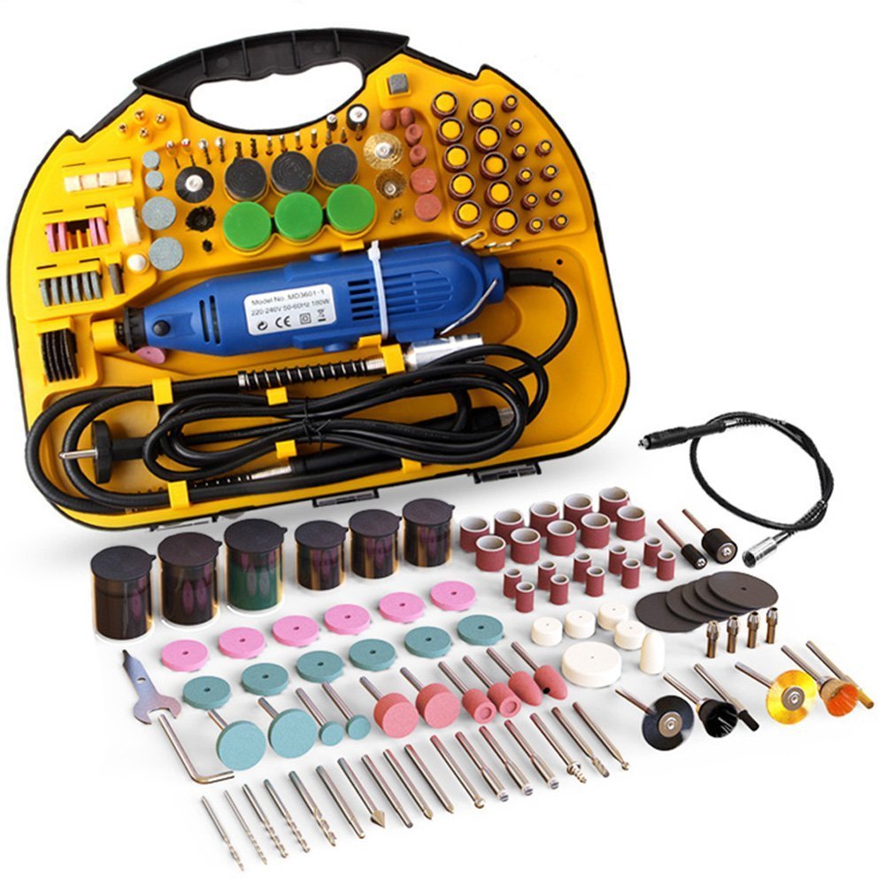 جهاز نحت وصنفرة 170 قطعة - الصورة 2