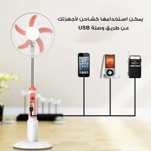 ⁦• مروحة تعمل بالطاقة الشمسية⁩ - الصورة ⁦4⁩
